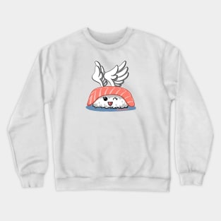 Asplenia Studios: Pegasushi Salmon Nigiri Crewneck Sweatshirt